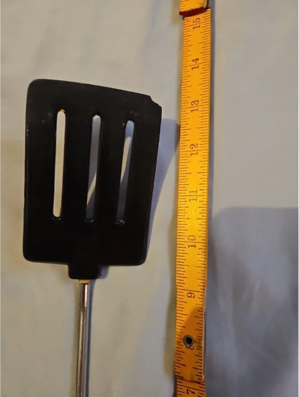 Vintage  Black Nylon Spatula Metal Shaft 13